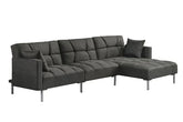 Duzzy Dark Gray Fabric Sectional Sofa Model 50485 By ACME Furniture